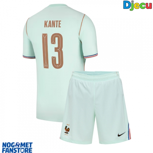 Francuska Kante #13 Gostujuci Dres za djecu SP 2026 Kratak Rukav (+ Kratke hlače)